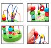 Montessori Baby Toys Wooden Roller Coaster Bead Maze Toddler Early Learning Educational Puzzle Math Toy for Children