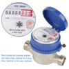 15mm 1/2 Inch Cold Water Meter with Fittings for Garden & Home Usage 15mm Cold Water Meter Home Water Meter Cold Water Meter