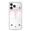 Miffy Rabbit Crystal Square Phone Case for iPhone 15/16/17 Pro Max - Anti-fall Design