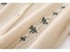 Korean Style High-Design Embroidered Wool Cardigan, Crew Neck, Long Sleeve Knitwear for Spring & Autumn