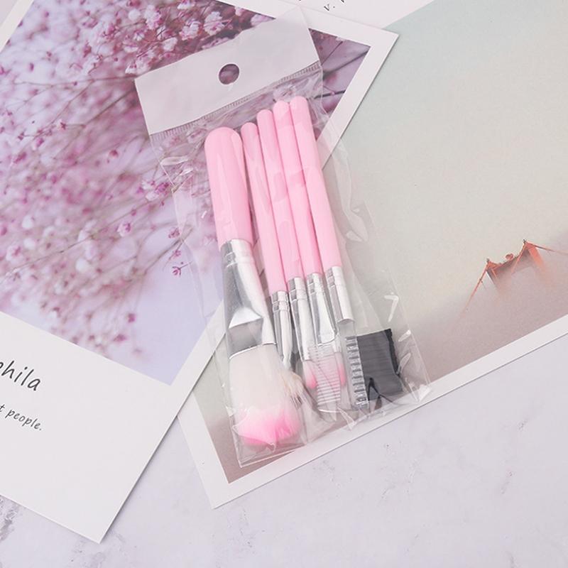 

LAMUSELAND Makeup Brush Face Pink Brush (5 шт./набір) №1406-OPP-P