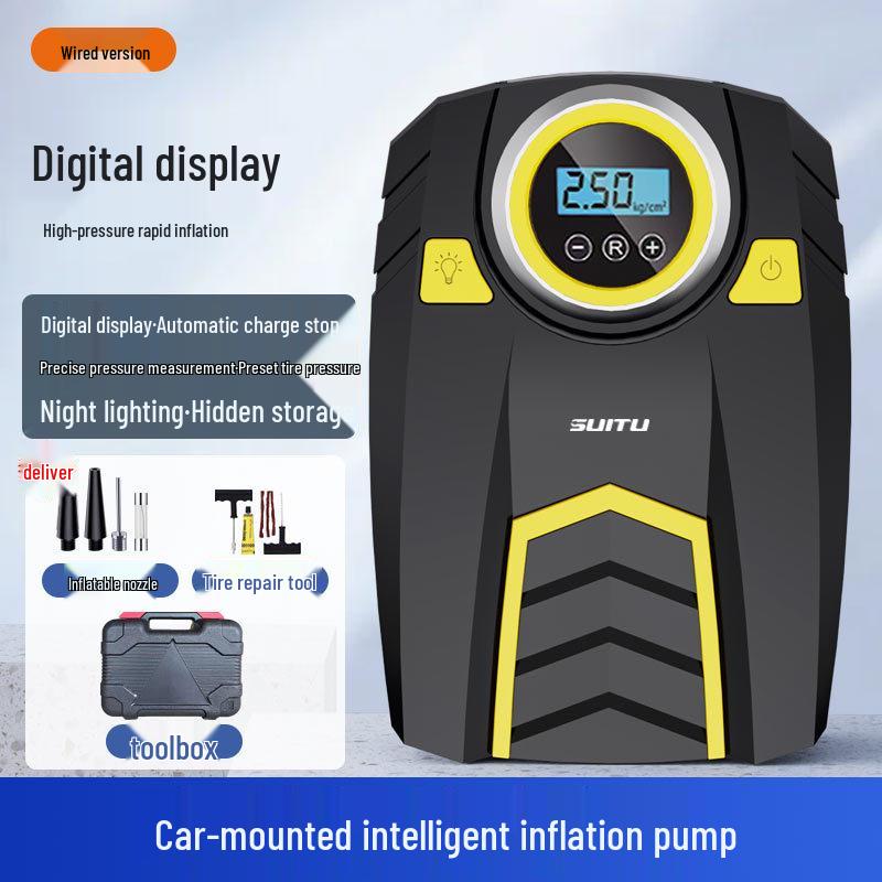 SuiTu Portable High-Power Digital Car Air Pump