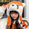 Plush Eared Beanie Hat With Moving Ears For Winter Warmth And Windproof Comfort