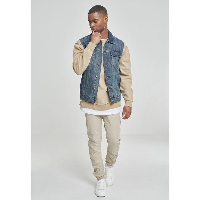 Denim Vest - URBAN CLASSICS - Sleeveless Vest - Light Blue - Unisex - 100% Cotton
