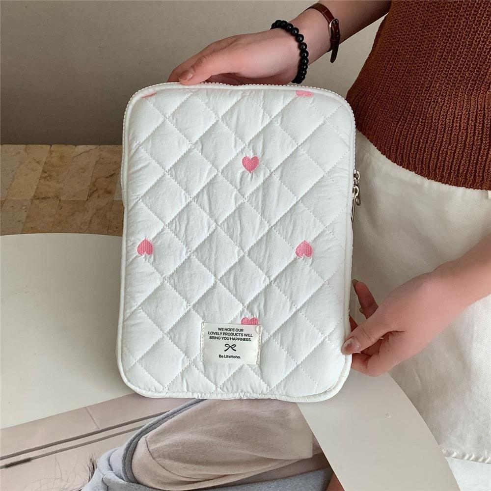 

New Cute Laptop Sleeve Carring Case Love Graphic 10 11 13.6 14 15 15.6 Inch Laptop Bag Tablet Sleeve Case For Lenovo Dell LG16 10-11inch білий