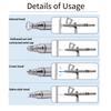 Precise Engineered Airbrush Needle Protector Nozzle Cap Crafted from Wear Resistant Alloy For 130 131 180 Models