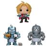 Fullmetal Alchemist Edward Elric Alphonse Elric Brinquedos de Figura de Ação em Vinil