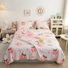 Smooth Air Conditioning Comfortable And Lightweight Summer Quilt Cover Set Soft Brushed Microfiber Duvet Cover Bedding Set