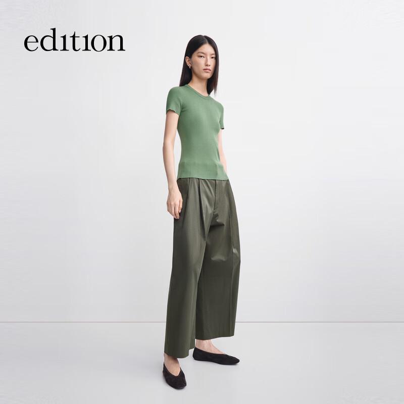 

Edition Silk-Cotton Short Sleeve Knit T-Shirt S