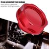 Aluminium Alloy Oil Filler Cover Engine Fuel     for Car (Red)