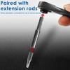 Mini Ratchet Wrench Set Multifunctional Right Angle Screwdriver Kit with 20 Bits Small Ratcheting Screwdriver Combination Set