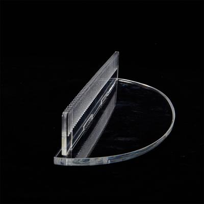 1Pc Transparente Acrílico Suporte de Exibição Suportes para Pendurar Extensões de Cabelo