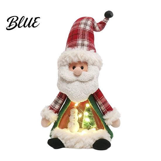 Kardan Adam Tatil Süsü Işıklı Noel Bebek Dekorasyonu Sevimli Peluş Noel Baba/Kardan Adam/Ren Geyiği Figürü Yaratıcı Şömine Dekoru ile Sıcak LED Işık