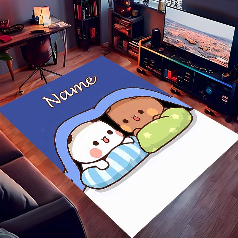 Custom personalization Bubu Dudu Print Area Rug - Soft, Washable Non-Slip Indoor Mat,Living Room,Home&Office Decorative Rug