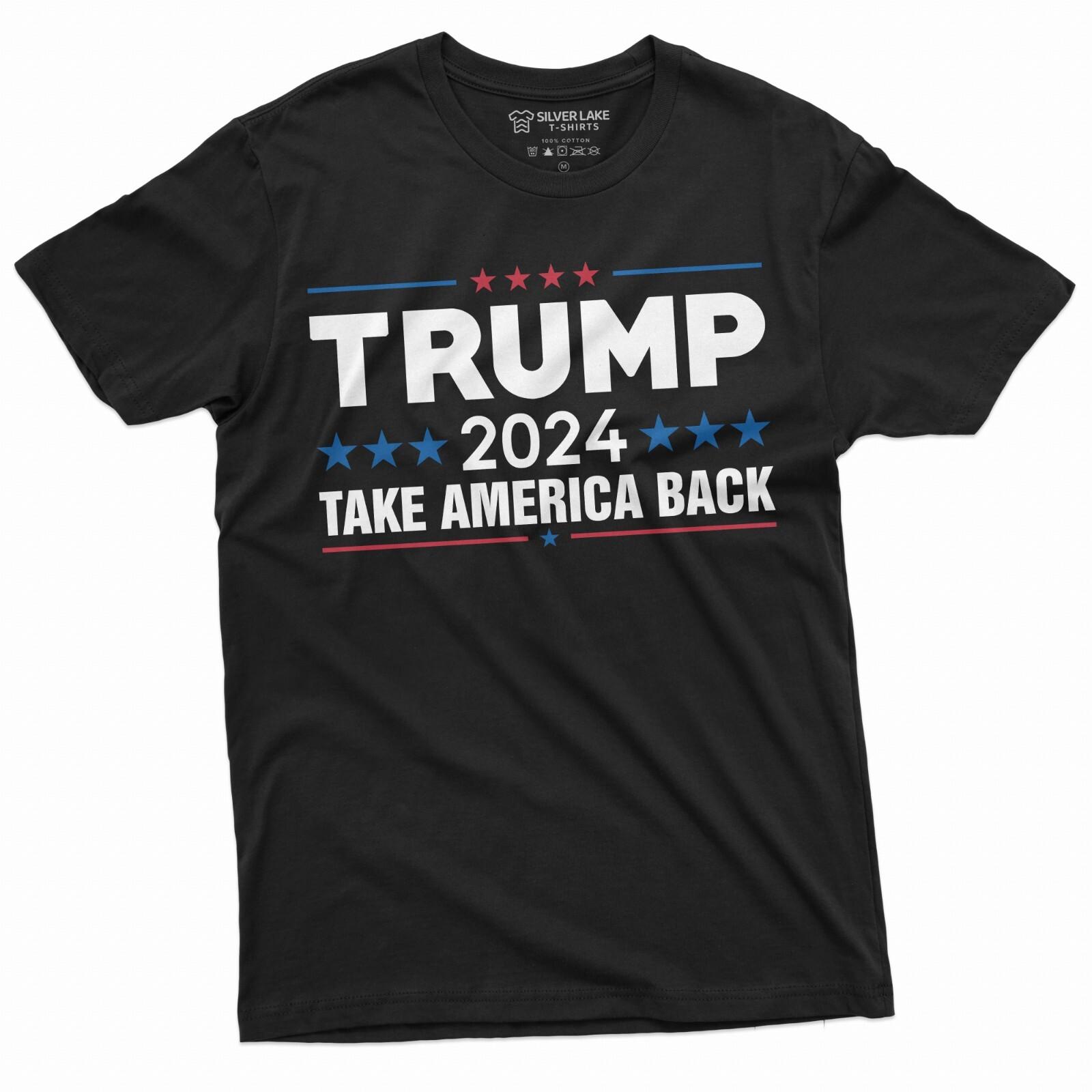 Trump 2024 Shirt Anti Liberal T-Shirt Take America Back Tee Trump Lover Gift 4XL
