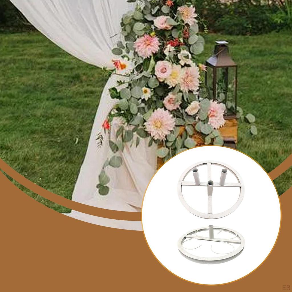 Flower Pole Display Stand Base for Large Floor Standing Flowers,DIY,Multifunction Easy To Use