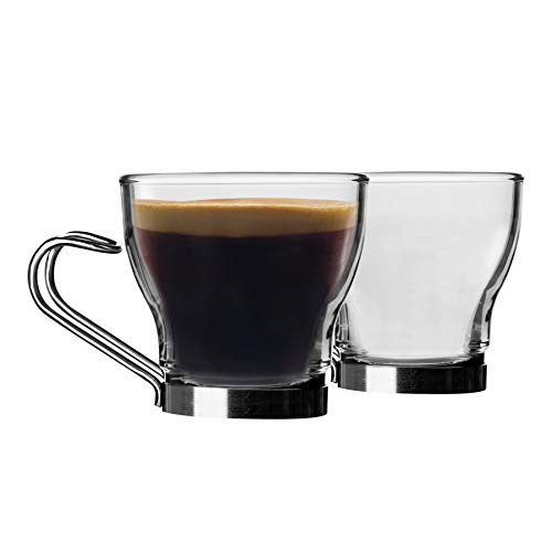 

Bormioli Rocco Oslo Espresso Cup with Stainless St
