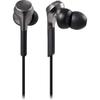 Audio-Technica ATH-CKS660XBT GM Wireless Earphones, Bluetooth, Solid Bass, with Microphone, Gunmetal Color (ATH-CKS660XBT GM)
