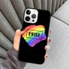 Heart Rainbow Gay Pride LGBT Phone Case For iPhone 17 Air 16 16e 15 13 14 Pro Max 11 12 Plus 2022 MAX Shell Cover
