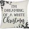 Merry Christmas Decor Cushion Cover 45x45 cm Pillow CaseCartoon Reindeer Santa Claus Printed Throw Pillowcase Linen Pillow Cover