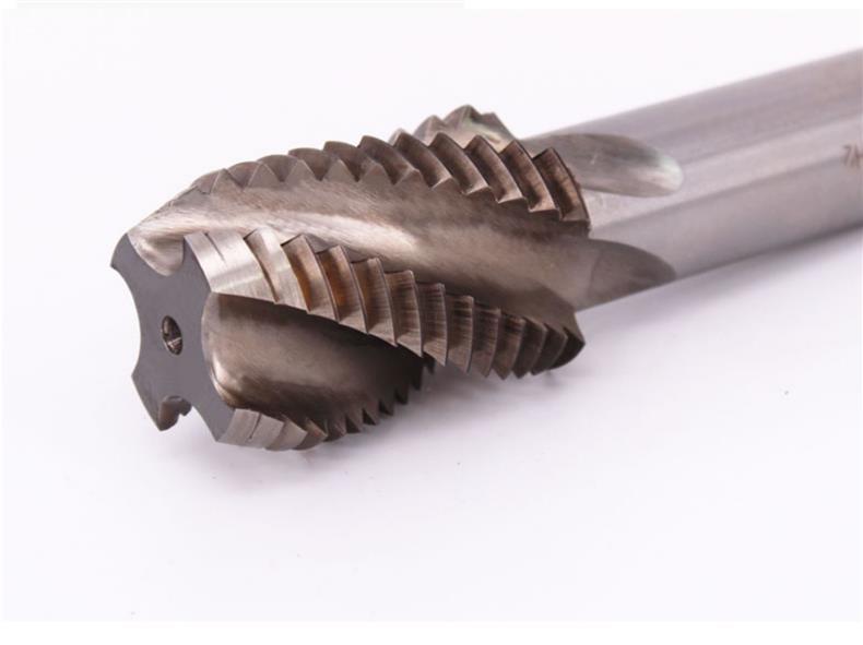 Large Non-Standard Spiral Tap for Blind Holes, Sizes: 30x1.5, 33, 36, 39, 42, 52, 56, 60