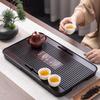 GOWKE Natural Bamboo Draining Tea Tray