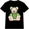Teddy Bear Good Luck T Shirt Cute Graphic Tee Retro Streetwear Lucky Charm Top