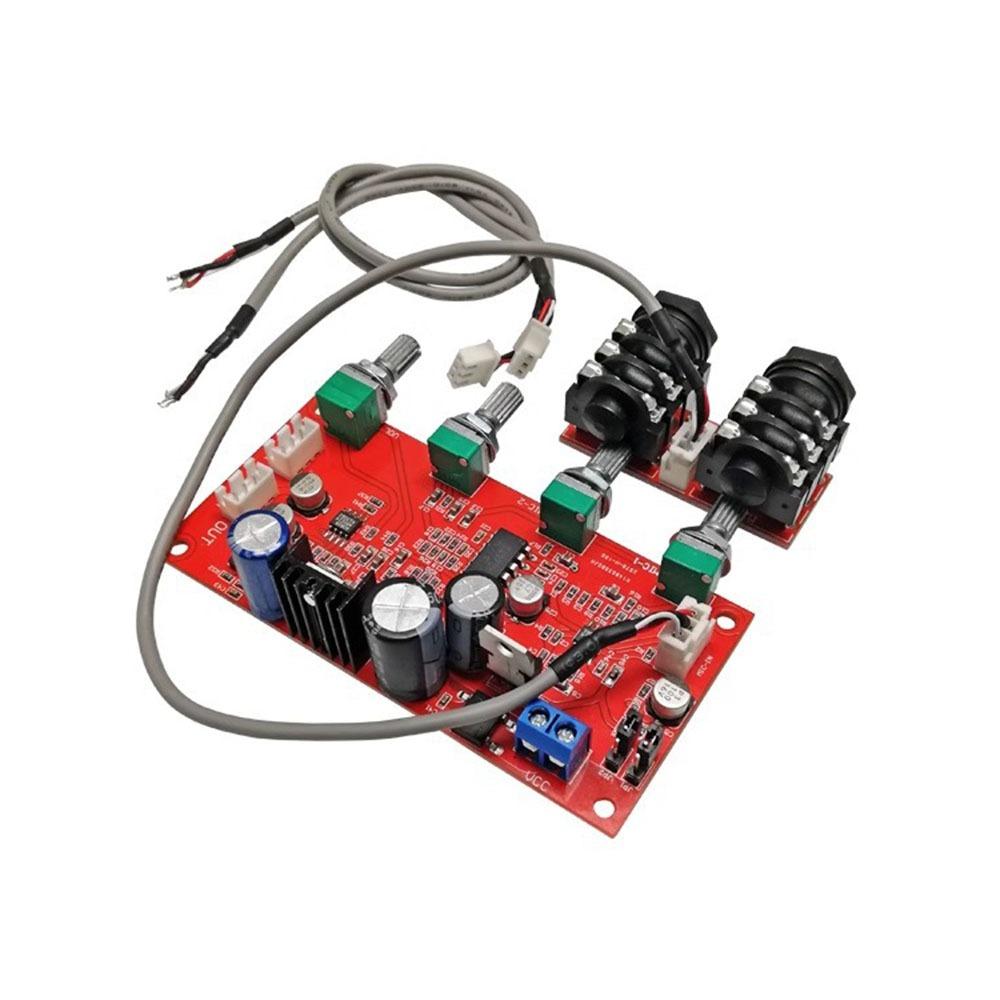 Pre-amplification Effect Reverb Board Fixed/Separate HIFI Audio Amplifier Board  Dynamic Microphone