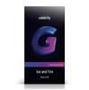 Celebrity Ultra-Thin G-Spot Condoms, Ice & Fire Combo, Small Size, Large Particles, Black