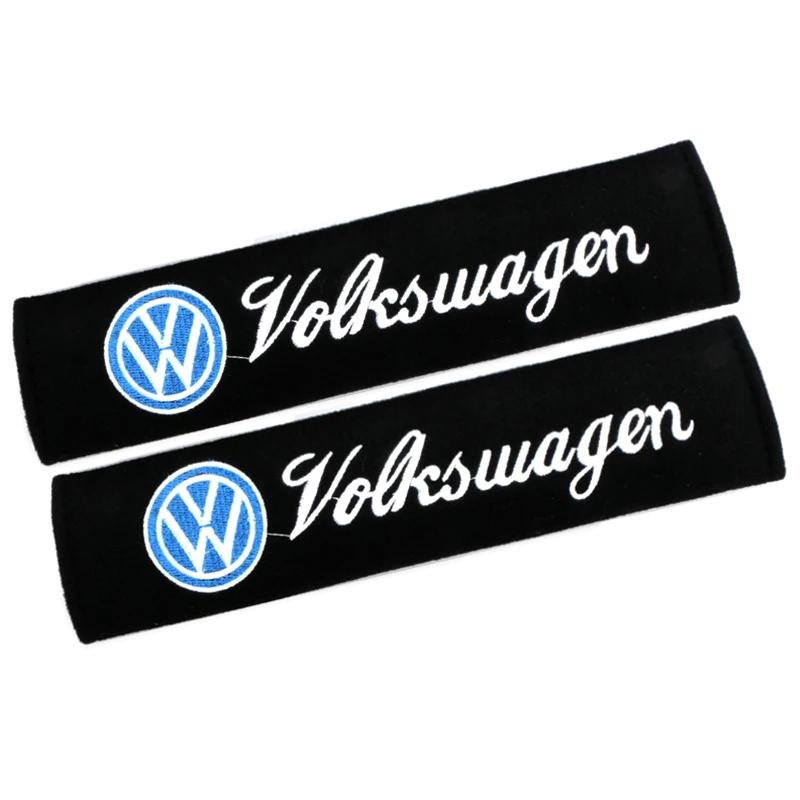 2Pcs Auto Car Cotton Seat Belt Cover Case for Volkswagen VW Transporter T5 2010 2011 2012 2013 2014 2015 Auto Accessories zd0
