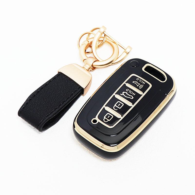Keyless Shell Holder For Kia Sorento K5 K7 Sportage R Borreed 4 Buttons Tpu Key Case Cover For Hyundai Ix35 Sonata Tucson Azera
