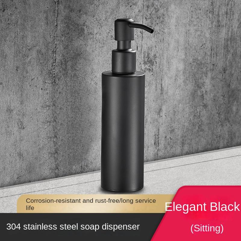 Dispenser de săpun din oțel inoxidabil 304, montat pe perete, 200 ml, dozator de săpun lichid pentru hotel, dozator de săpun de mână, accesorii pentru baie