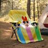 1pc Powerpuff6 Theme Blanket - Digital Print, Polyester, Cozy for All Seasons, Perfect for Outdoor, and Travel