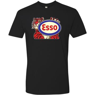 Hot Rod T-Shirt Tee Nostalgie Gas Öl Drag Race Esso Tiger