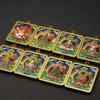 Tibetan Thangka Pendant: Eight Protectors with Guan Gong, Zhakila Lhamo & Avalokiteshvara