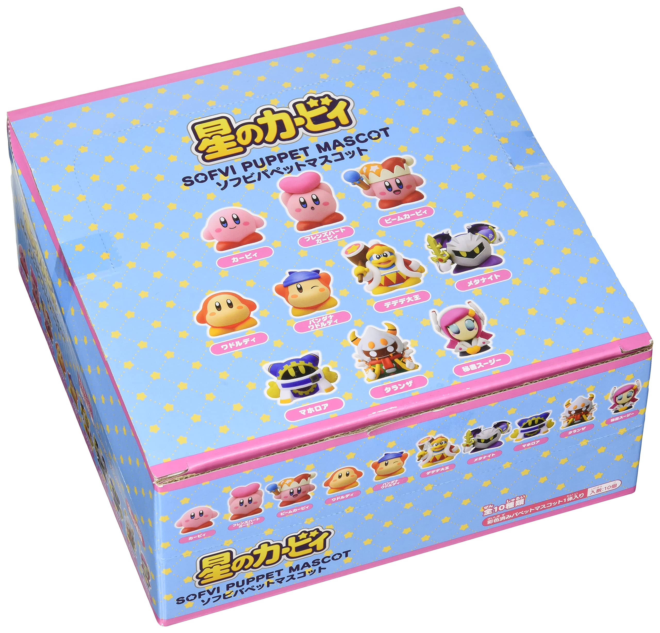 

Мягкая виниловая кукла-талисман Dream Land, коробка из 10 штук Kirby s