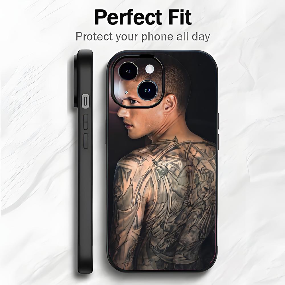 Talented American Actor W-Wentworth Miller Phone Case Phone Case Soft Packaging Lightweight For iPhone17 16 15 14 13ProMax