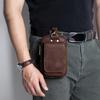 Vintage Cow Leather Belt Bag Portable Large Capacity Fanny Pack Waist Bag Outdoor Sport