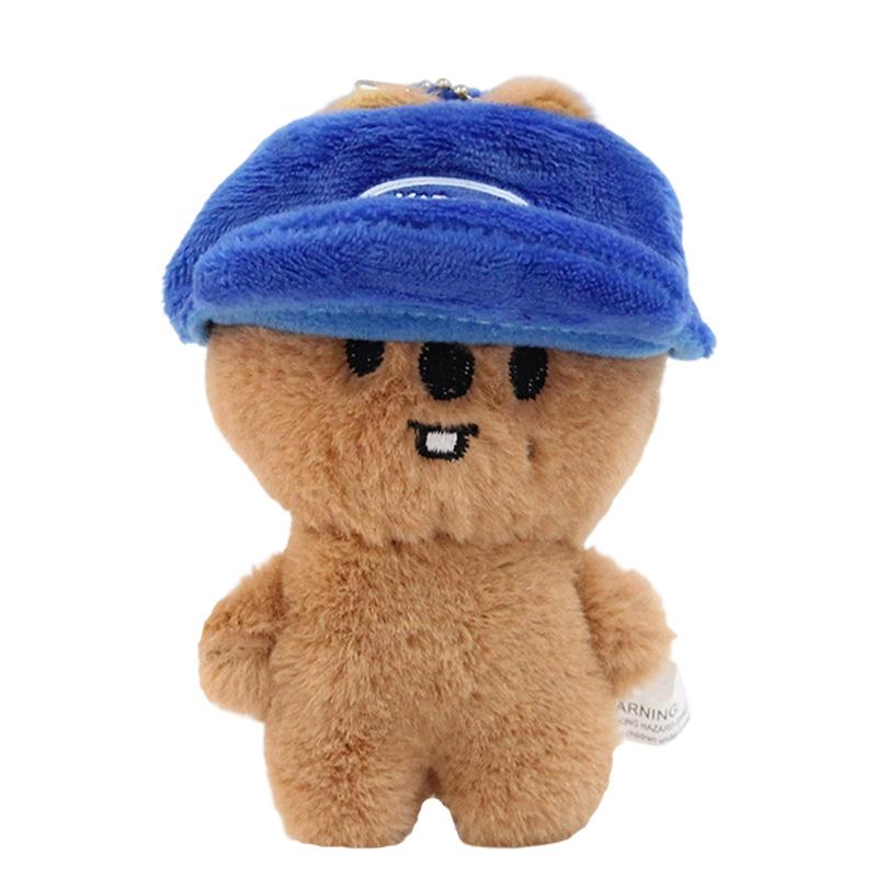 New SKZOO Hooded Stray Children Plush Doll Bag Keychain Pendant Doll Pre-sale
