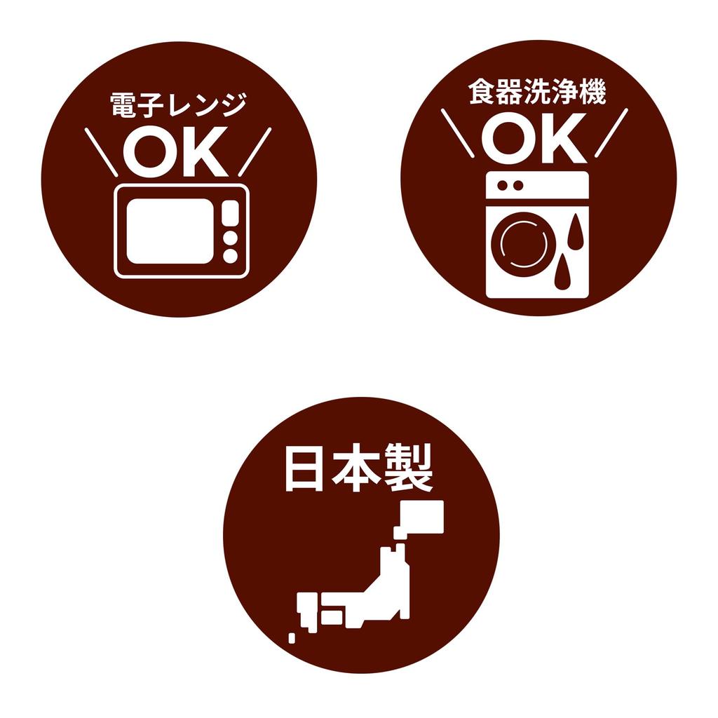 [Made In Japan] Bom Dia Mino Ware 3-Piece Dinnerware Set: Rice Bowl, Rice Bowl, and Deep Plate (Obsidian)