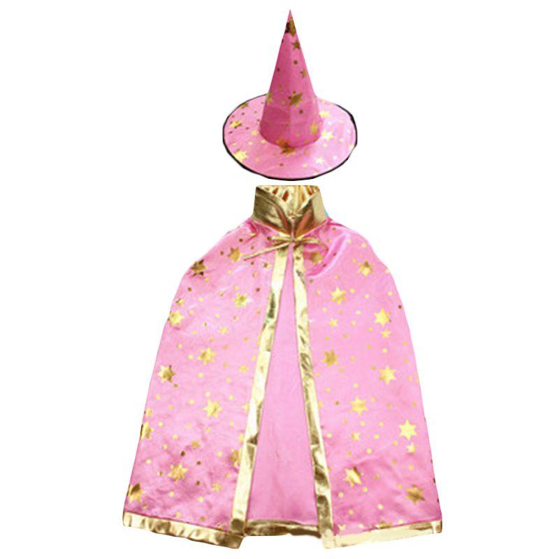 Stunning Halloween Cape With Elegant Hat For Kids And Adults Costume Parties