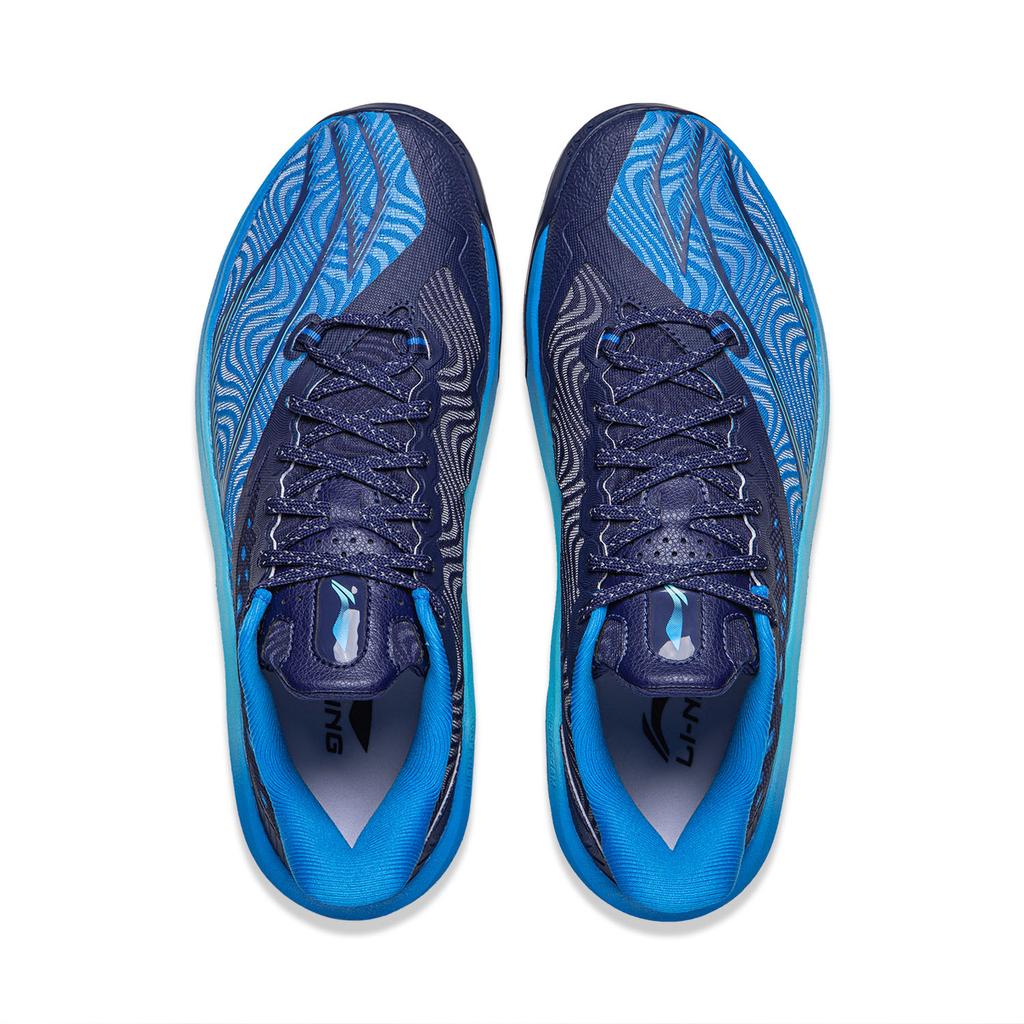 Li Ning Hurricane 2 Low Top Professional Competition Basketball Shoes Men's Blue ABAW023-9