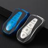 TPU Leahter Car Remote Smart Key Case Protective Cover For Geely New Emgrand GS X6 SUV EC7 Bag Shell Holder Keychain Protector Auto Accessories