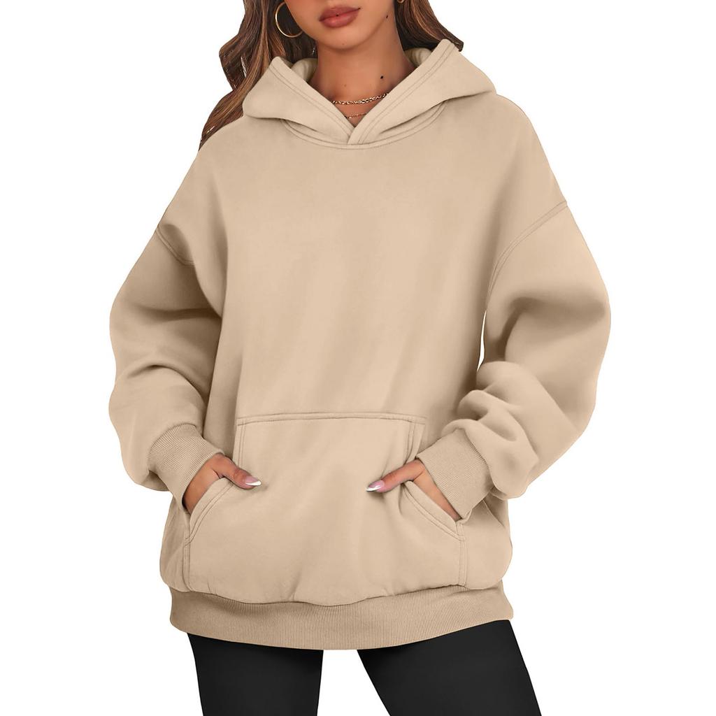 Womens Oversized Sweatshirts Fleece Hoodies Long Sleeve Shirts Pullover Fall Clothes With Pocket