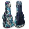 Ukulele Case, 3 Sizes: Tenor, Concert, Soprano. Includes Ukulele Gig Bag, Soft Case, and Instrument Bag. Unique Design, Portable, Backpack Style,