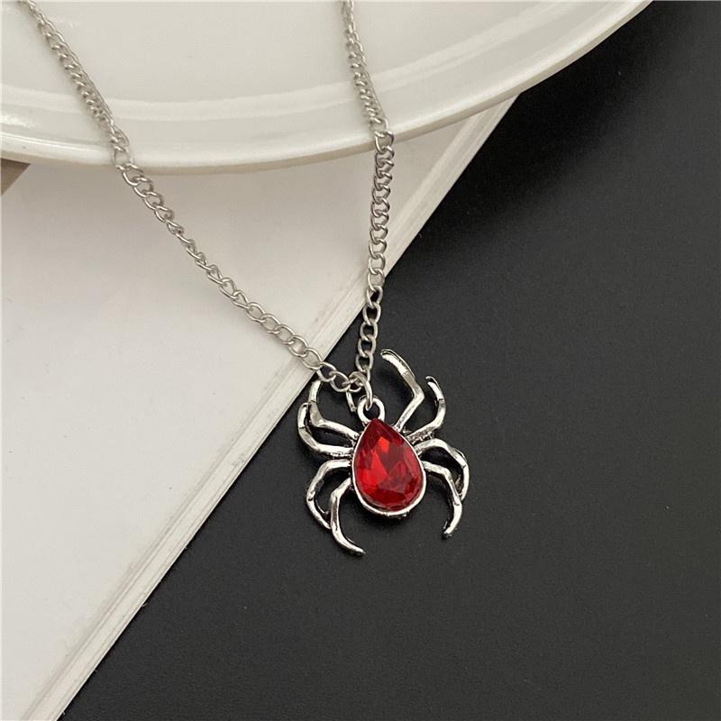 Punkl Big Cross Pendant Necklaces for Women Men Gothic Irregular Cross Clavicle Chain Necklaces Aesthetic Zircon