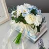 Bridesmaids Bouquet Artificial Flower Combo Wedding Flower Wedding Bouquet Elegant Wedding Party Display Decorations