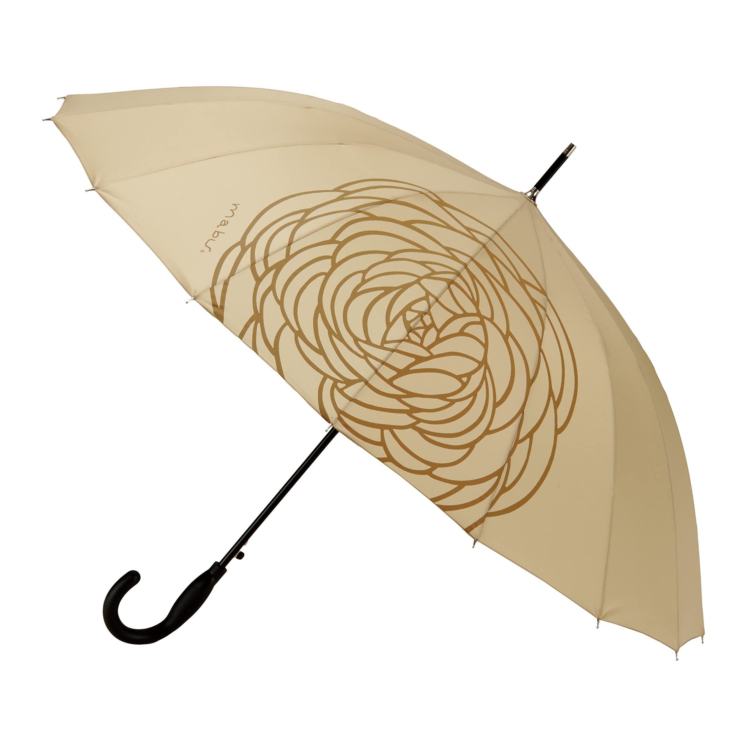 

Mabu 58см Базовый Прыжок 16 Ранункулюс Зонт-парасоль Длинный Зонт с УФ-подсветкой и цветочным узором Подходит для дождя или и женский (SMV-41452) - Защита,