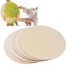 12 Pcs 12 Inch Wood Circles for Crafts DIY Wood Rounds Unfinished Wood Crafts Wooden Blank Slices fo