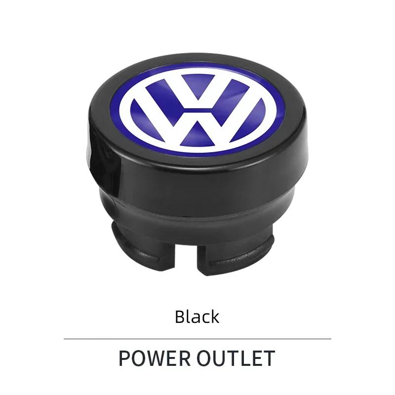 2026 Hot For Volkswagen VW Car Cigarette Lighter Cover DustProof Decoration Cap For Volkswagen GTI CC Tiguan Passat Golf Polo To